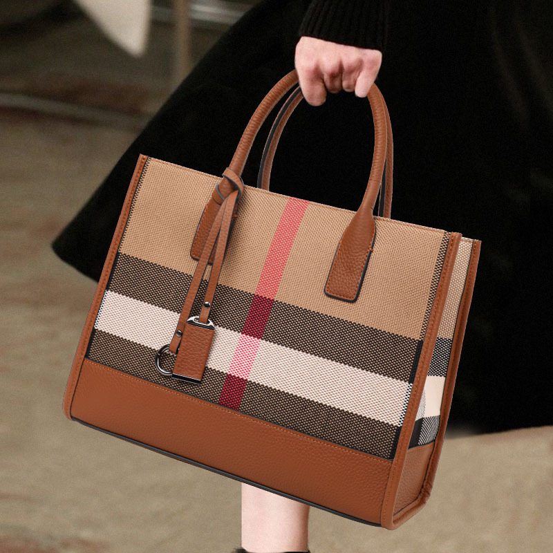 Heritage Plaid City Tote